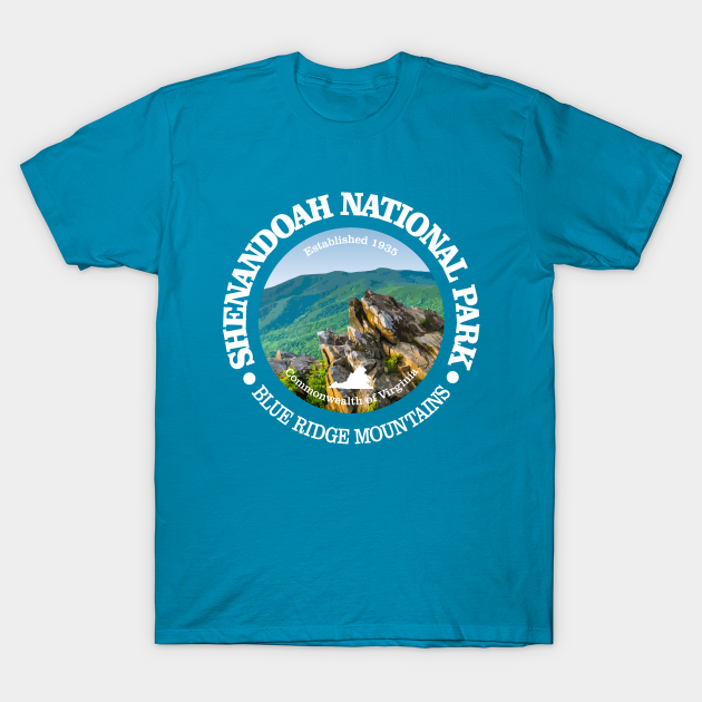 shenandoah national park t shirts